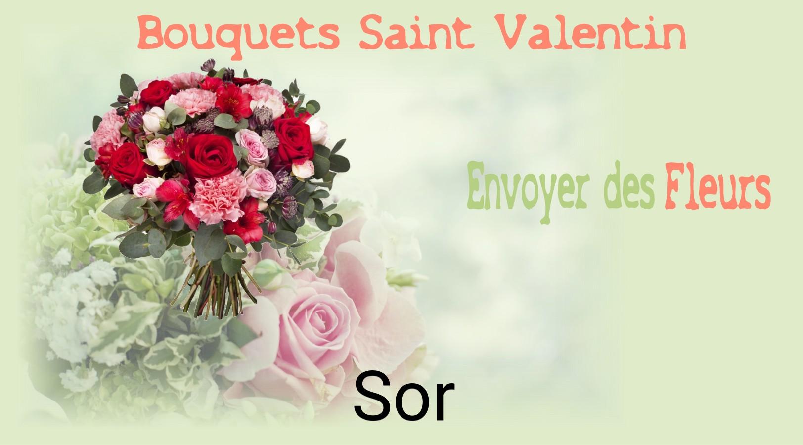 Roses de Saint-Valentin livrées à Sor